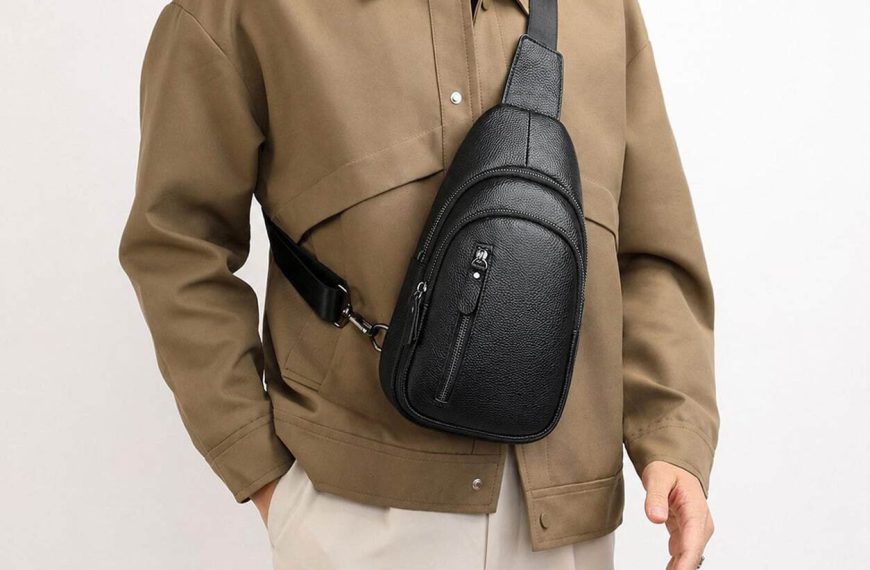genuine leather sling bag for men lifestyle casual use